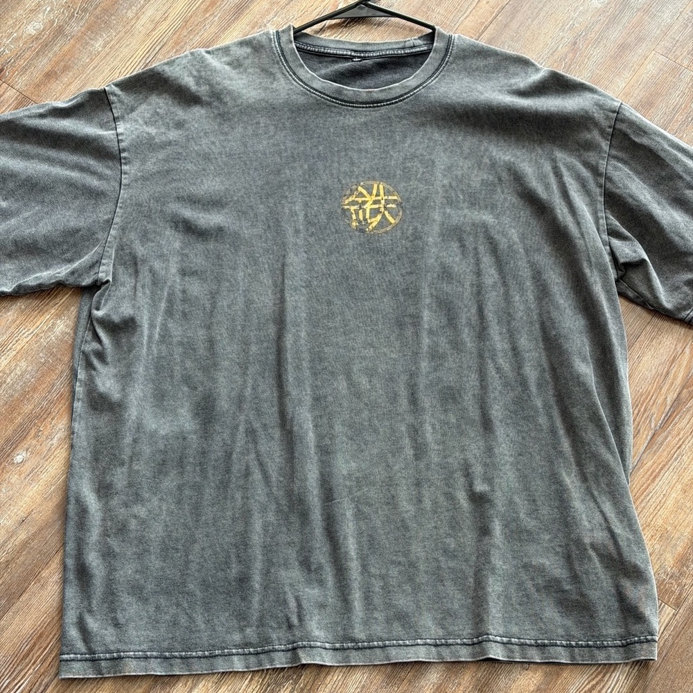 Black/Gold Village Hidden In Iron Snake Shirt - Picture 2 of 2